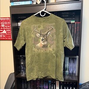 Boy’s Green Deer Graphic T-Shirt